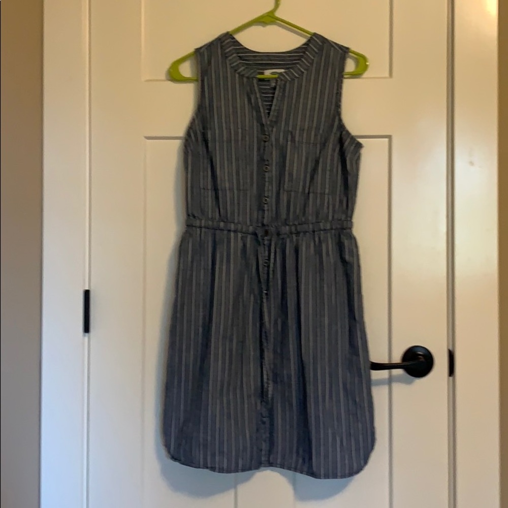 Old Navy  Chambray Striped Dress, size small